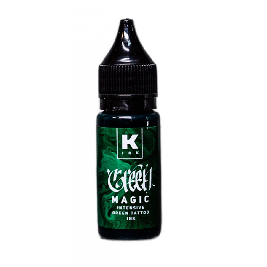 Тату краска ink - Green Magic Intensive - 15 мл