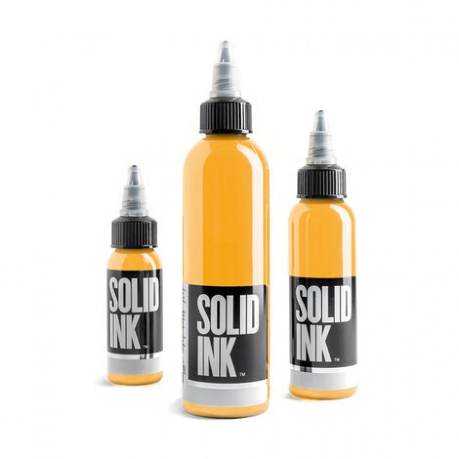Solid Ink Sunshine — яркий и плотный желтый цвет для вашей татуировки