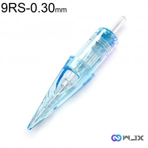 Тату картридж WJX Round Shader 9 - 0,30 мм  Long Taper